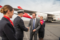 19193 AeroTEC Rolls Royce Quantas 747 Delivery Event Coverage Handover Ceremony