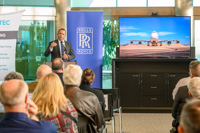 19193 AeroTEC Rolls Royce Quantas 747 Delivery Event Coverage Press Conference