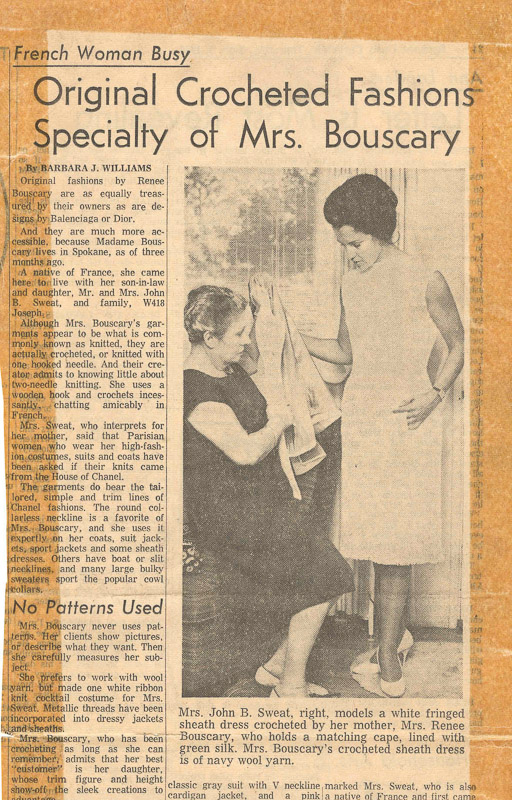 1963 Pierrette her mothers clothes -1