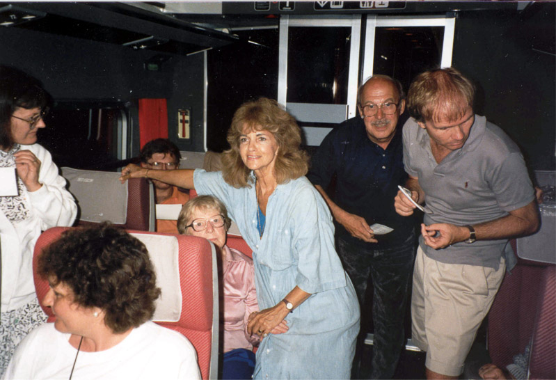 1990 Pierrette  Assistant to Eric TGV tour of France