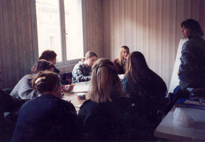 1990 salle de classe pierrette etudiants toulouse